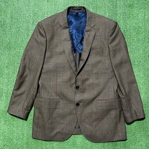 J.Crew Ludlow American Woolen Company Wool Brown Two Button Blazer Size 40S